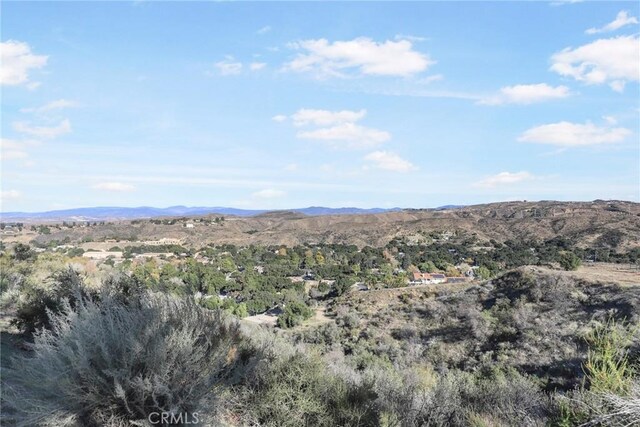 view of mountain feature