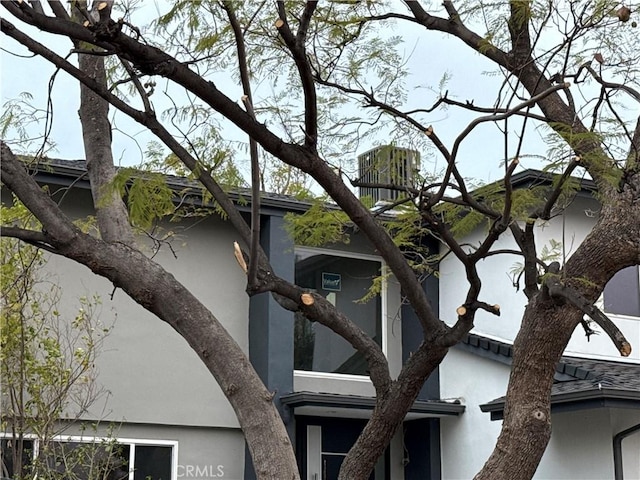 details featuring stucco siding