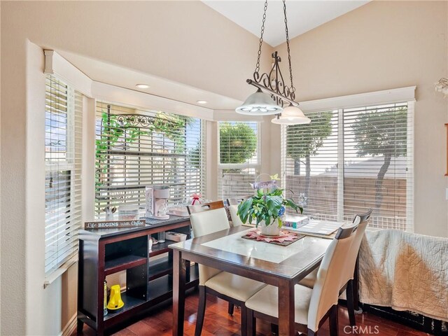 view of dining area