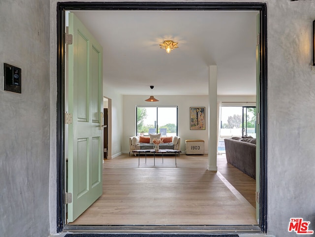 entrance to property featuring a porch