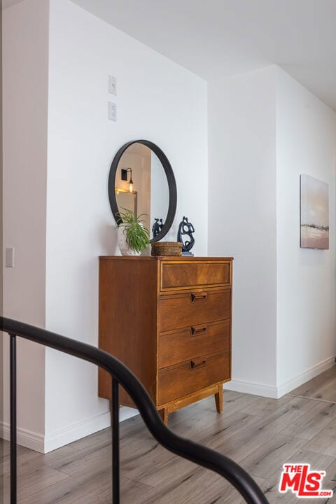 interior space featuring hardwood / wood-style floors