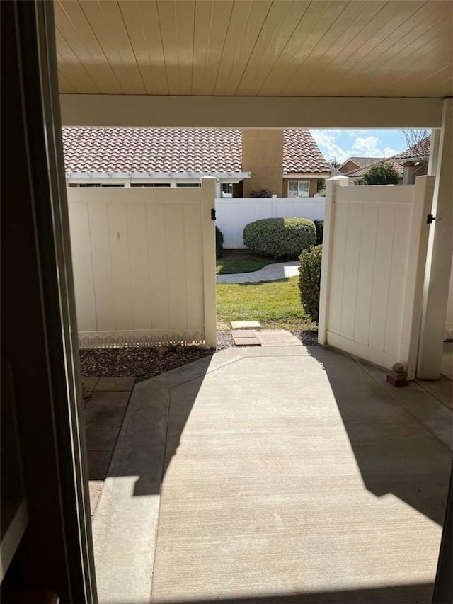 view of patio