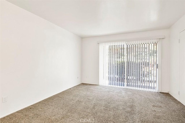 empty room featuring carpet flooring