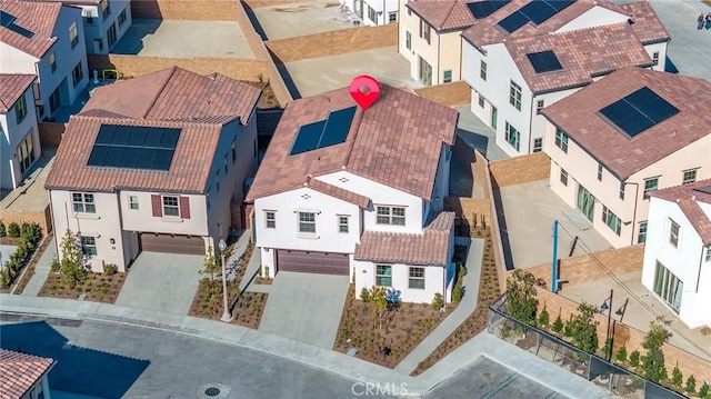 drone / aerial view featuring a residential view