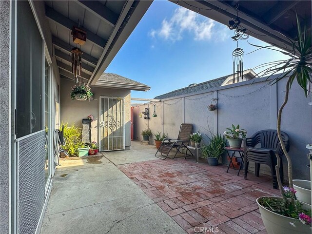 view of patio