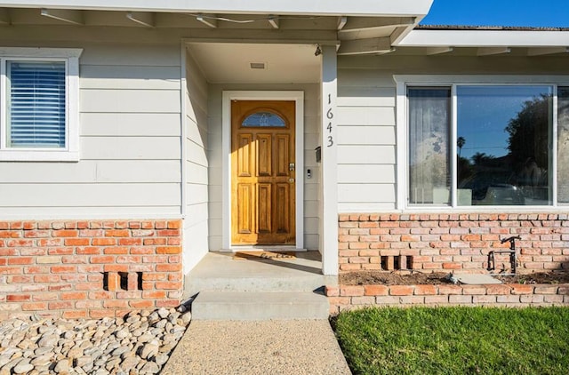 view of entrance to property