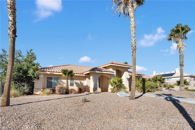 view of mediterranean / spanish-style house