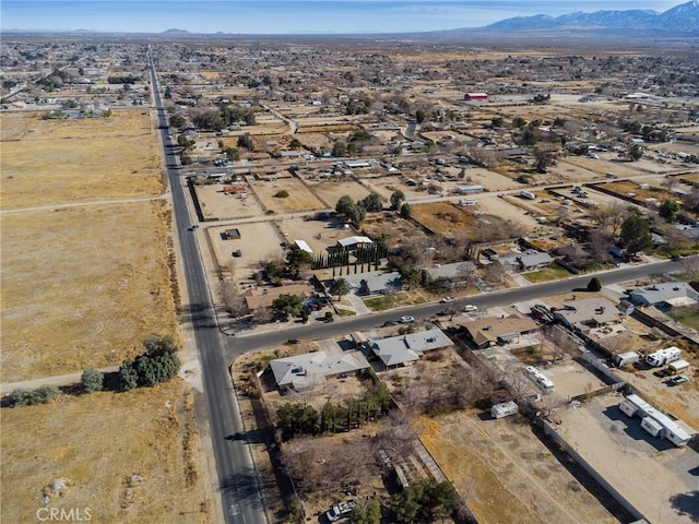 bird's eye view featuring a mountain view