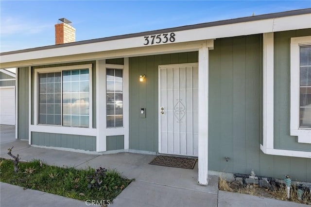 view of property entrance