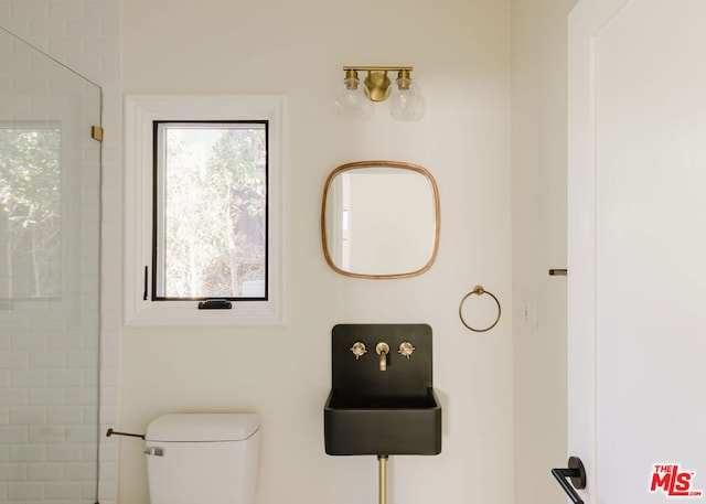 bathroom with toilet