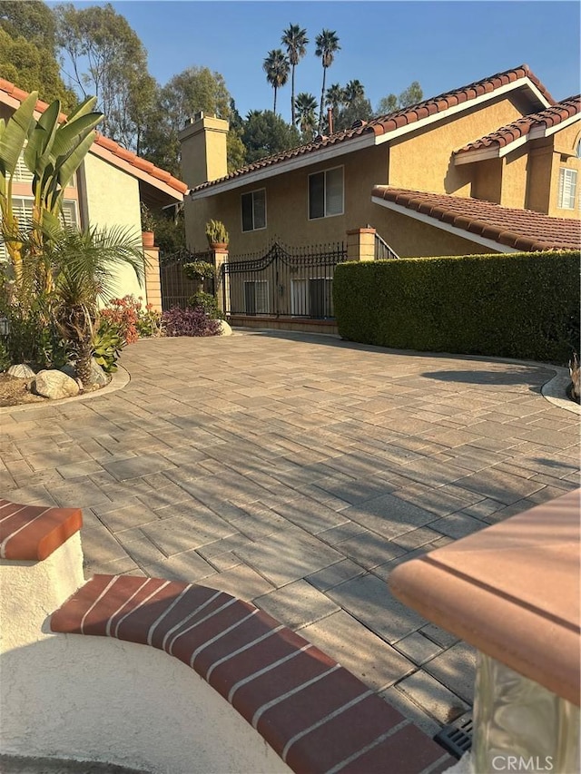 exterior space with a patio area