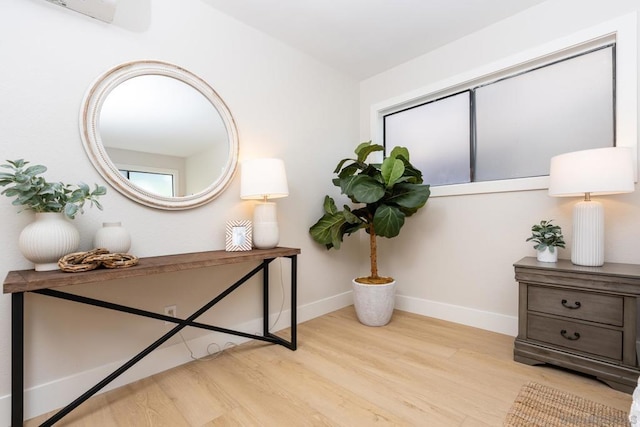 interior space featuring hardwood / wood-style flooring