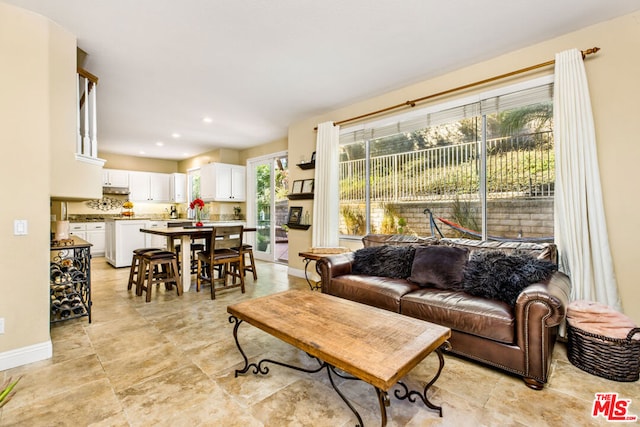 view of living room