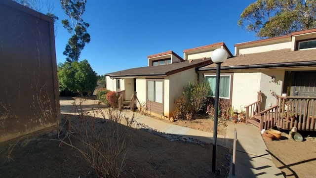 view of rear view of property