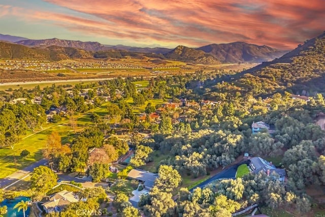 4115 Cyprus Island Ct, Fallbrook, CA 92028 - drone / aerial view of a mountain backdrop