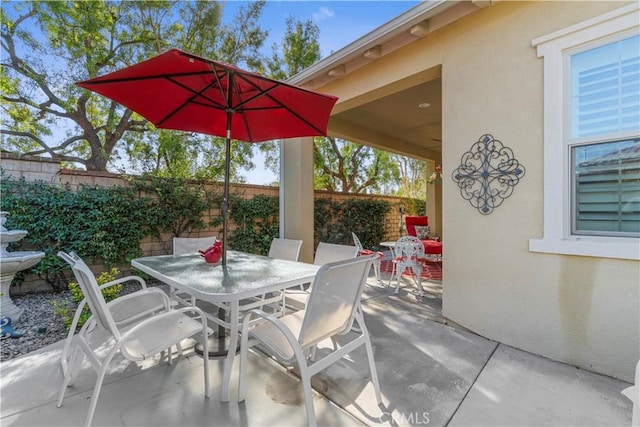 view of patio / terrace