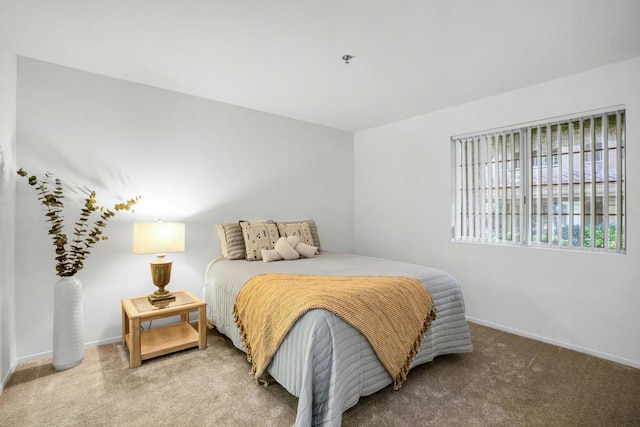 bedroom with carpet flooring