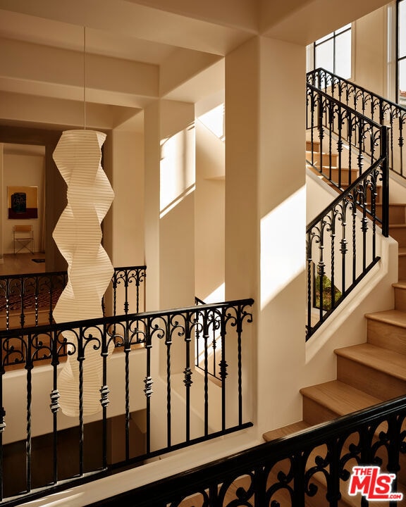 view of stairs