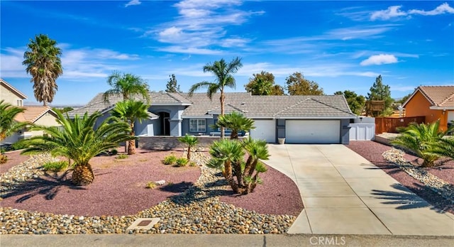 ranch-style house with a garage