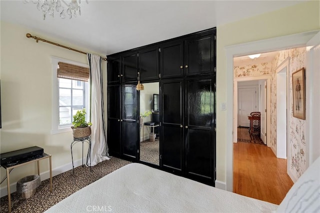 kitchen featuring hardwood / wood-style flooring