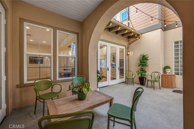 view of patio / terrace with french doors