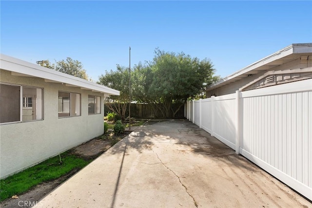 exterior space with a patio area