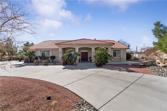 view of mediterranean / spanish house