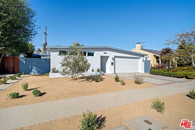 ranch-style house with a garage