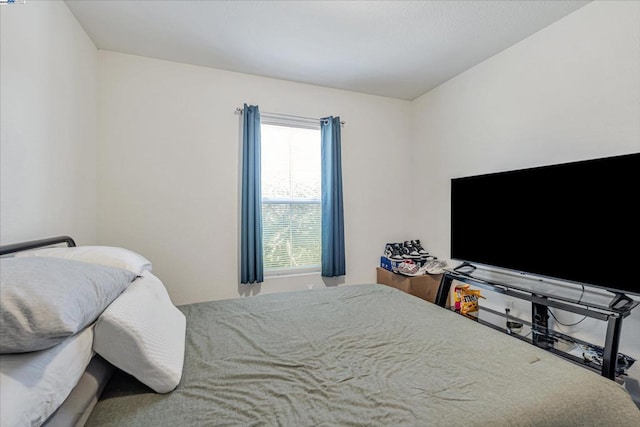 bedroom with multiple windows