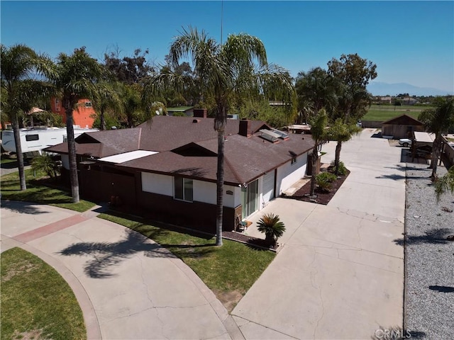 drone / aerial view