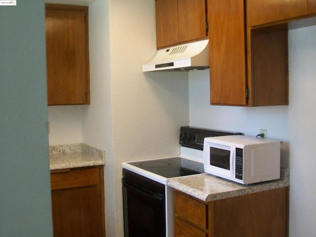 kitchen featuring white appliances