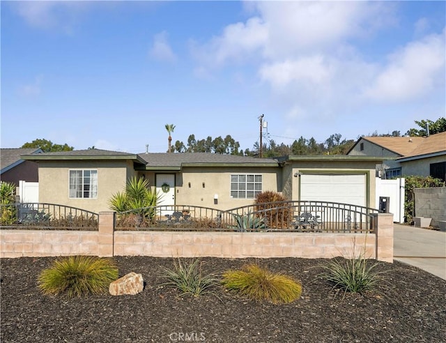 ranch-style house with a garage