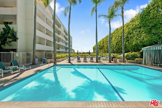 view of pool