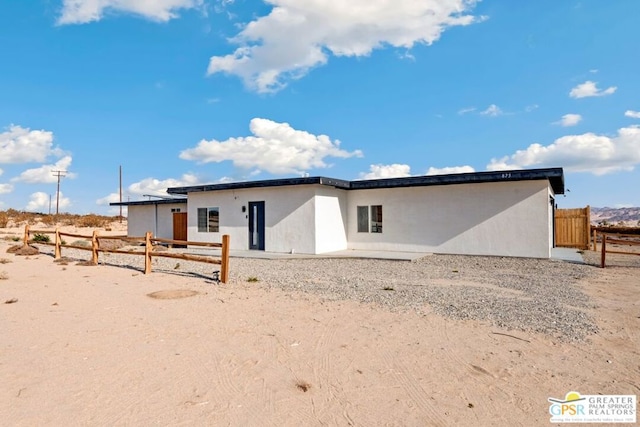 view of back of house