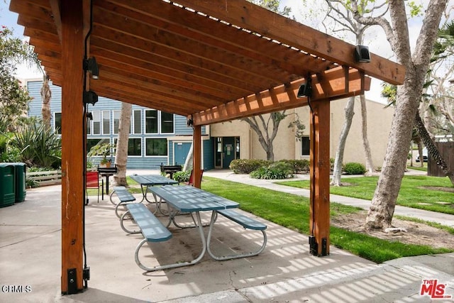 784 Seawind Way, Port Hueneme, CA 93041 - view of patio / terrace featuring outdoor dining area and a pergola