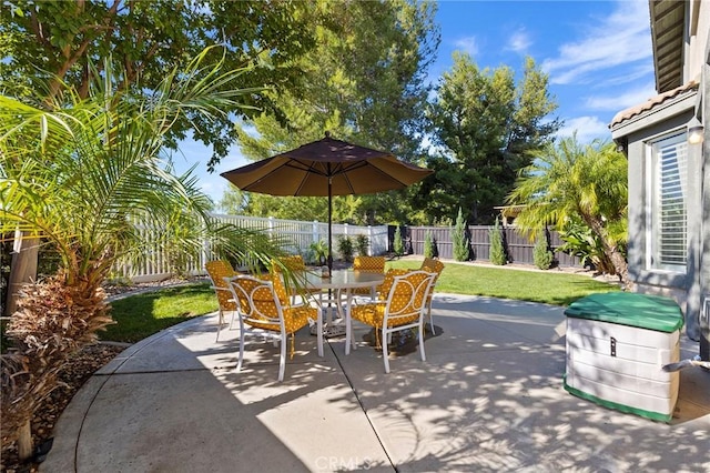 view of patio