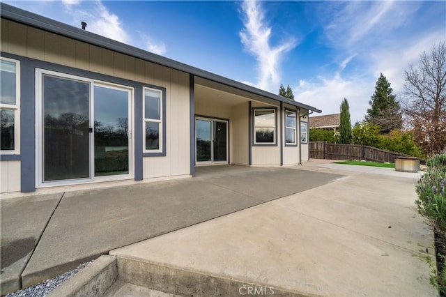 back of house featuring a patio area