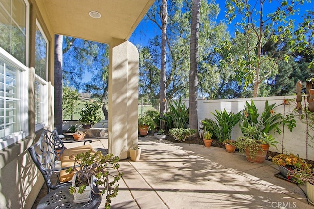 view of patio