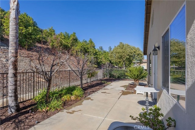 view of patio / terrace with central AC