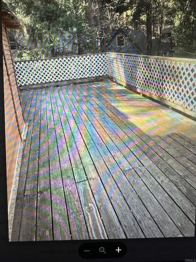 view of pool featuring a deck