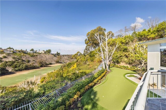 surrounding community with golf course view