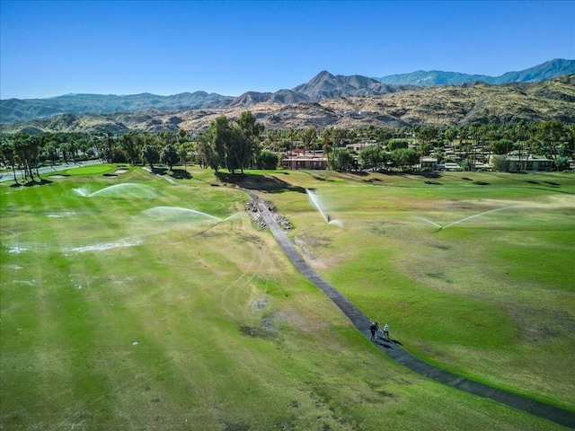 surrounding community featuring a mountain view