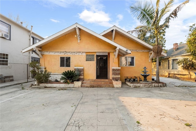 view of bungalow-style home