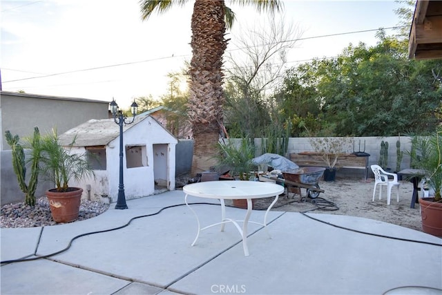 view of patio