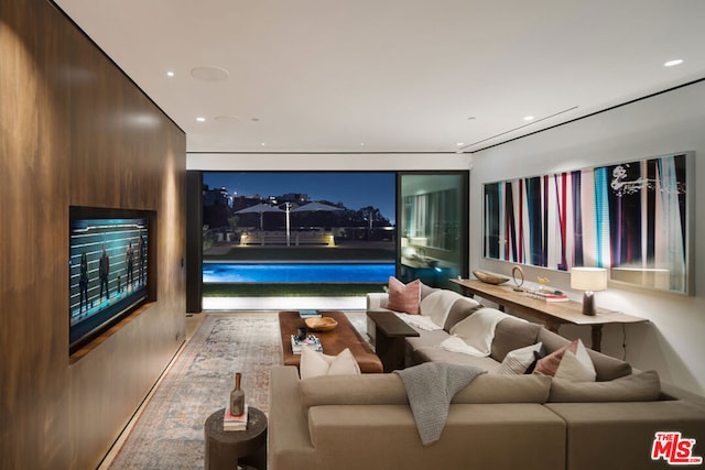 view of home theater room