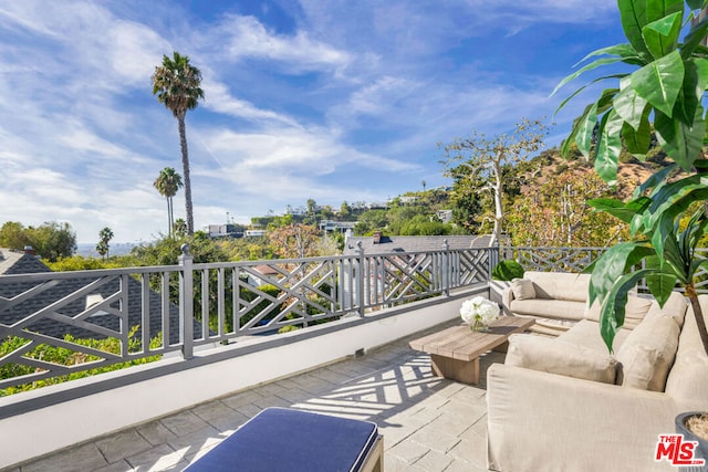 balcony with an outdoor living space