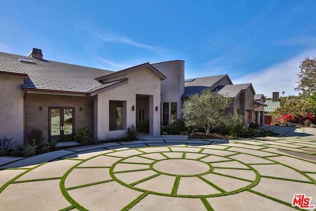 view of front of house featuring french doors