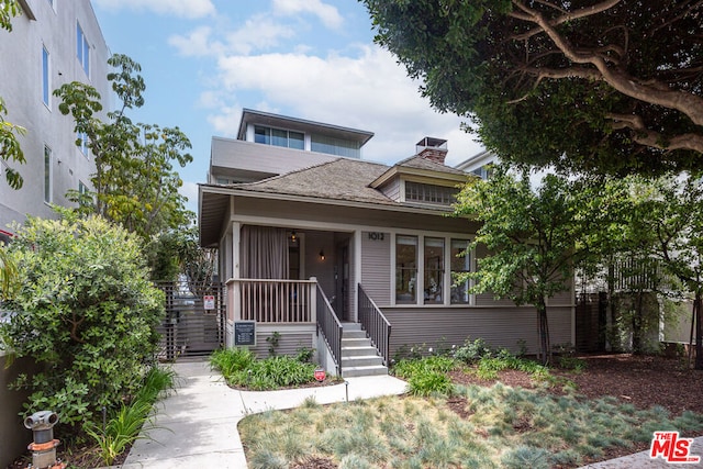 view of front of home