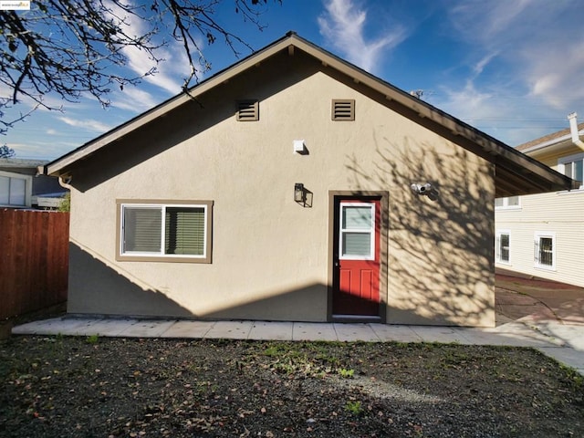 view of rear view of property