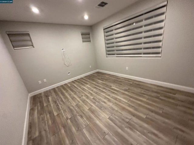 interior space featuring hardwood / wood-style floors